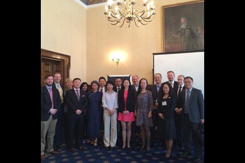 English and Welsh solicitors and Chinese lawyers who participated in the Panel discussion on solving International Disputes using English law